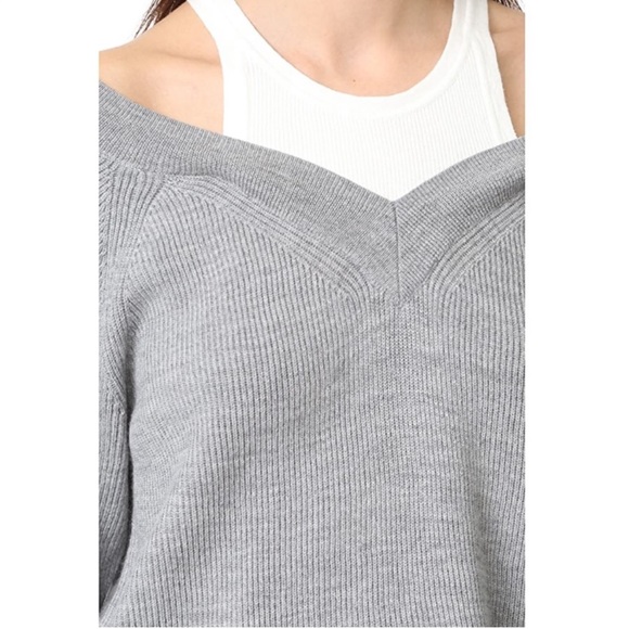 T Alexander Wang With Tank Trim Sweater - Picture 2 of 6